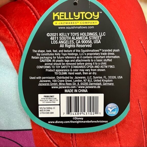 Squishmallow Limited Edition Nightmare Before Christmas Sally 16 inch Plush - Picture 3 of 4